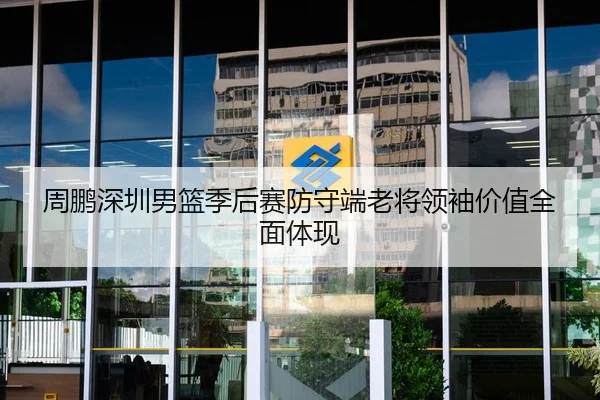 周鹏深圳男篮季后赛防守端老将领袖价值全面体现